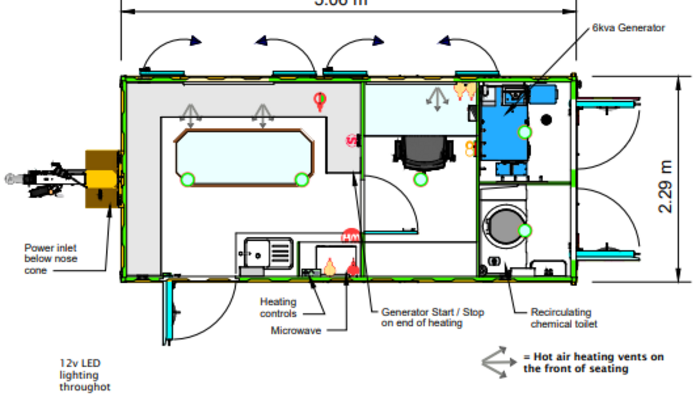 Solar Pilot 8-Person + Office 16' Mobile Welfare